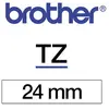 Image de Brother Ruban TZe-251 pour étiqueteuse - 24 mm x 8 m - Noir sur Blanc