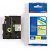 Image de Ruban Brother TZC51 - Ruban noir / jaune fluo - 24mm x 8 m