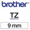 Image de Ruban TZN221 Brother - Ruban noir/blanc - 9 mm x 8 m