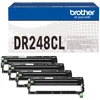 Image de Brother DR248CL Tambour original - Pack de 4 (Noir, Cyan, Magenta, Jaune)