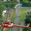 Image de Vol en Hélicoptère Pendant les 24h du Mans
