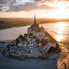 Image de Baptême en Hélicoptère - Survol du Mont Saint Michel