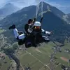 Image de Saut en Parachute Tandem d'un Hélicoptère - Massif du Mont Blanc