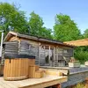 Image de Nuit en Cabane avec Bain Nordique près de Sarrebourg