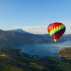 Image de Vol en Montgolfière - Survol du Lac de Serre-Ponçon