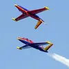 Image de Vol en Avion de Chasse en Patrouille à Paris