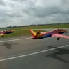Image de Vol en Avion de Chasse en Patrouille à Orléans