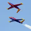 Image de Vol en Avion de Chasse en Patrouille à Rennes