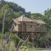 Image de Nuit en Cabane sur Pilotis avec Spa Privatif près de Carnac