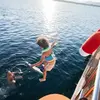 Image de Coucher de Soleil en Maxi-Catamaran à Hyères