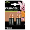 Image de Duracell aaa (4pcs) batterie rechargeable hybrides nickel-métal (nimh)