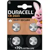 Image de Duracell Pile bouton Lithium CR 2025 - Lot de 4