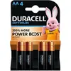 Image de Duracell Pile alcaline AA / LR6 Optimum - Lot de 4