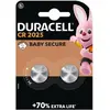 Image de Duracell Pile bouton Lithium CR 2025 - Lot de 2