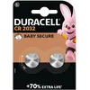 Image de Duracell Pile bouton Lithium CR 2032 - Lot de 2