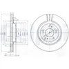 Image de Disque de frein DELPHI BG3747
