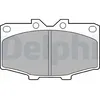 Image de Jeu de plaquettes de frein DELPHI LP448, avant