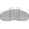 Image de Jeu de plaquettes de frein DELPHI LP828, avant