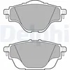 Image de Jeu de plaquettes de frein DELPHI LP2509, arrière
