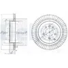 Image de Disque de frein DELPHI BG3925C