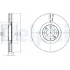 Image de Disque de frein DELPHI BG9107C