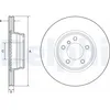 Image de Disque de frein DELPHI BG4458C avant, ventilé, à haute teneur en carbone, 2 pièce