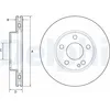 Image de Disque de frein DELPHI BG4554C avant, ventilé, 2 pièce