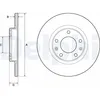 Image de Disque de frein DELPHI BG4661C arrière, plein, 2 pièce