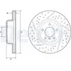 Image de Disque de frein DELPHI BG9235C avant, ventilé, perforé, rainuré, 1 pièce