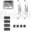 Image de Kit d'accessoires, plaquette de frein DELPHI LX0683