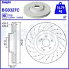 Image de Disque de frein DELPHI BG9327C avant, ventilé, perforé, à haute teneur en carbone, 1 pièce