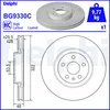 Image de Disque de frein DELPHI BG9330C avant, ventilé, à haute teneur en carbone, 1 pièce