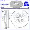 Image de Disque de frein DELPHI BG9336C avant, ventilé, 1 pièce