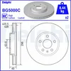 Image de Disque de frein DELPHI BG5000C avant, ventilé, à haute teneur en carbone, 2 pièce