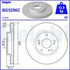 Image de Disque de frein DELPHI BG5296C avant, ventilé, à haute teneur en carbone, 2 pièce