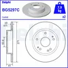 Image de Disque de frein DELPHI BG5297C arrière, plein, 2 pièce
