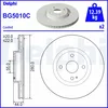 Image de Disque de frein DELPHI BG5010C