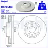 Image de Disque de frein DELPHI BG9348C avant, ventilé, à haute teneur en carbone, 1 pièce