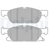 Image de Jeu de plaquettes de frein DELPHI LP3643, avant