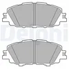 Image de Jeu de plaquettes de frein DELPHI LP3647, avant