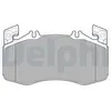 Image de Jeu de plaquettes de frein DELPHI LP3654, avant