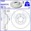 Image de Disque de frein DELPHI BG9377C, 1 pièce