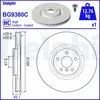Image de Disque de frein DELPHI BG9380C, 1 pièce