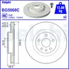 Image de Disque de frein DELPHI BG5068C avant, ventilé, à haute teneur en carbone, 2 pièce