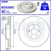 Image de Disque de frein DELPHI BG9388C avant, ventilé, à haute teneur en carbone, 1 pièce
