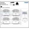 Image de Jeu de plaquettes de frein DELPHI LP5040EV