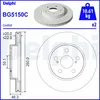 Image de Disque de frein DELPHI BG5150C avant, ventilé, 2 pièce
