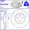Image de Disque de frein DELPHI BG5160C avant, ventilé, 2 pièce