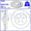 Image de Disque de frein DELPHI BG5170C, 2 pièce