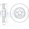 Image de Disque de frein DELPHI BG9171C